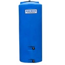 500 Gallon Plastic Doorway Emergency Water Storage Tank in Blue