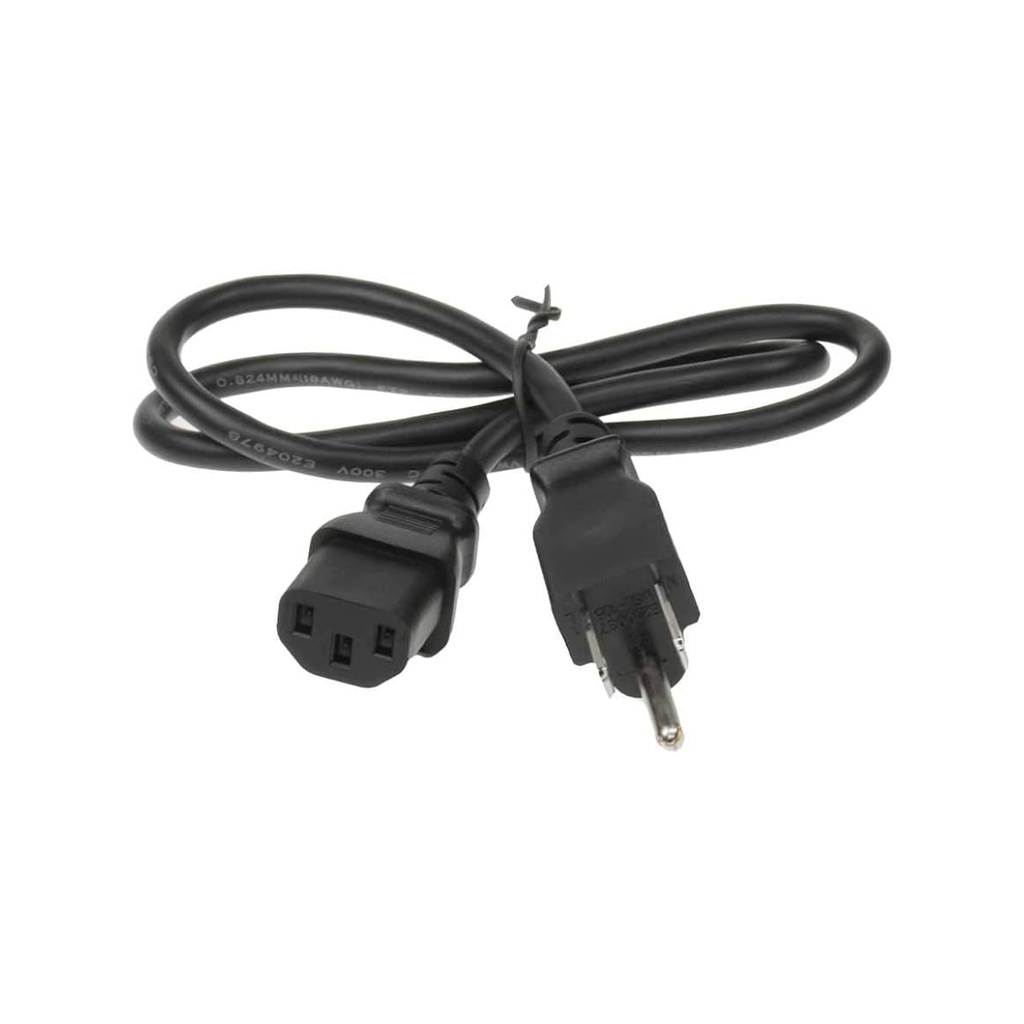 Power Cord 10' (l) 15A 110v